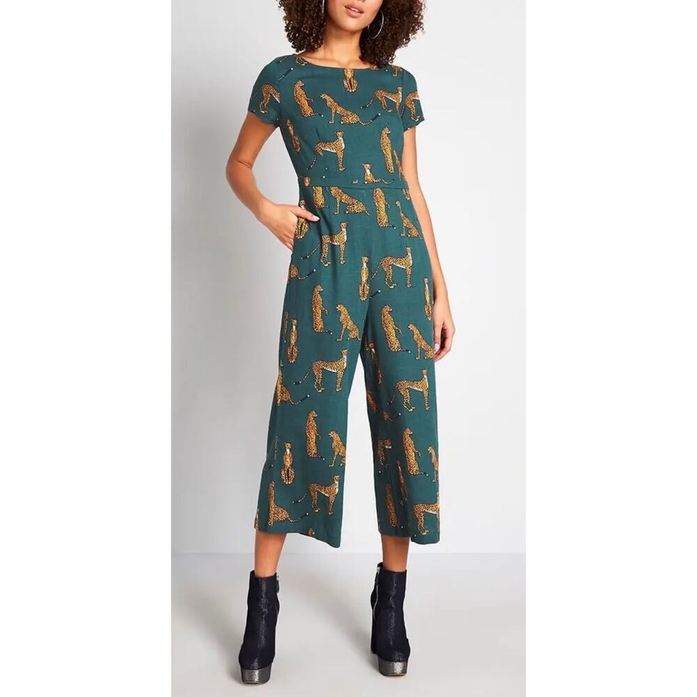 Leopard Print Jumpsuit